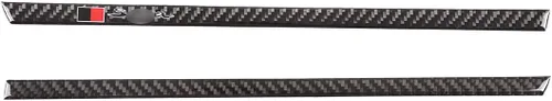 Miniatura 7 de Compatible con Toyota Supra GR A90 A91 2019 2020 2021 2022 (Negro con letras) Accesorios de moldura interior de fibra de carbono real Tiras