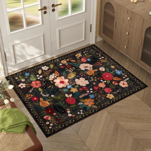 Miniatura 40 de Rugcomf Alfombra Pasillera para Pasillos Alfombra de Cocina Antideslizante 2'6'' x 8' Alfombras Pasilleras Lavables con Respaldo de Goma Alfombra