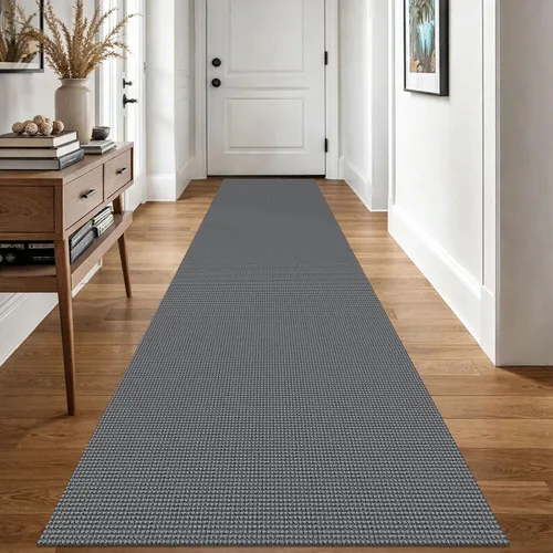 Miniatura 15 de EARTHALL Alfombra de pasillo 3x14 pies, alfombras lavables extra largas para pasillos, tejidas, antideslizante, alfombra trenzada para entrada