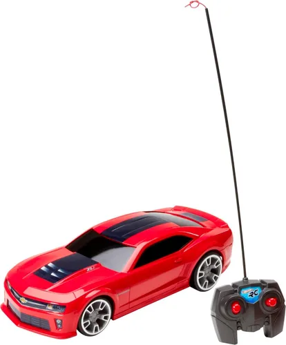 Miniatura 2 de Hot Wheels RC Red ZL1 Camaro, auto de juguete con control remoto de función completa, motor de alto rendimiento, 2.4 GHz con rango de 65 pies
