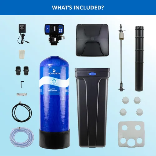 Miniatura 6 de Suavizador de agua Aquasana SimplySoft® de 60,000 granos - Reducción de agua dura para toda la casa - Sistema de tanque base y gabinete WH-SF60-BASE
