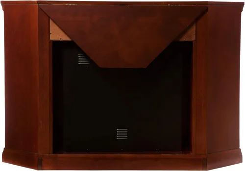 Miniatura 5 de SEI Furniture Claremont Chimenea de esquina eléctrica convertible que cambia de color, color cereza