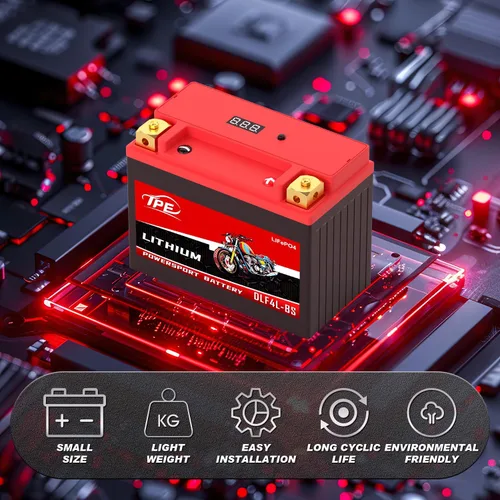 Miniatura 5 de TPE Batería de litio para motocicleta YTX4L-BS 12V 3Ah recargable Powersport Start Stop LiFePO para ATV y Scooter