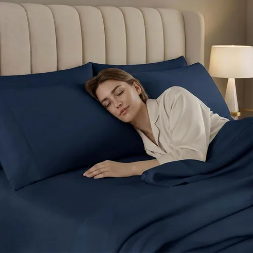 Miniatura 4 de Utopia Bedding Juego de sábanas de tamaño King, paquete a granel de 8 sábanas, microfibra suave cepillada, bolsillos profundos, resistente al