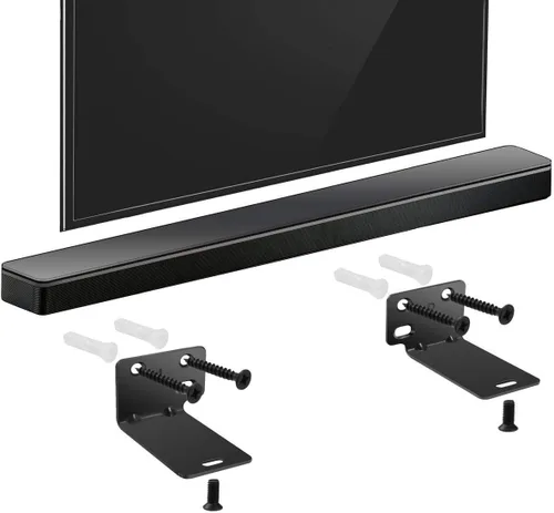 Miniatura 3 de Dinghosen Soporte de pared para barra de sonido debajo de TV, para Samsung, Sony, LG, Vizio, Bose, Onn, JBL, Polk Audio, TCL, Yamaha, Sonos, RCA