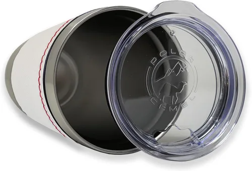 Miniatura 2 de LaserGram Vaso aislado al vacío de 20 onzas, Disc Golf, grabado personalizado incluido (piel sintética, estilo béisbol)