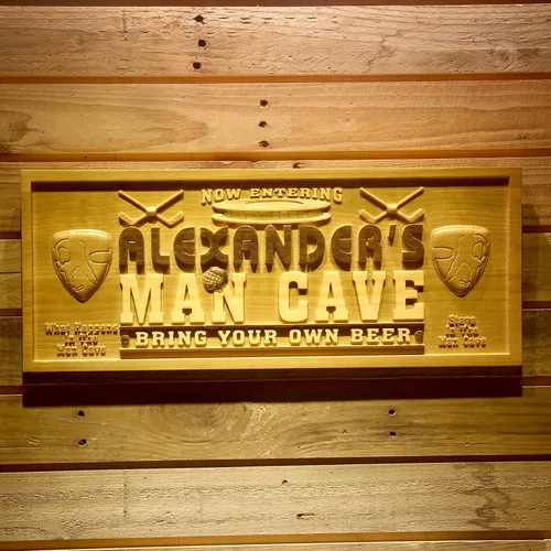 Miniatura 119 de ADVPRO wpa0031 - Letrero de madera personalizado con nombre de Lake House para decoración del hogar, boda, tamaño mediano, 18.25 x 7.25 pulgadas