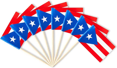 Miniatura 31 de Palillos de dientes pequeños con bandera australiana para aperitivos de fiesta, cupcakes, pasteles y comida, perfectos para vacaciones nacionales