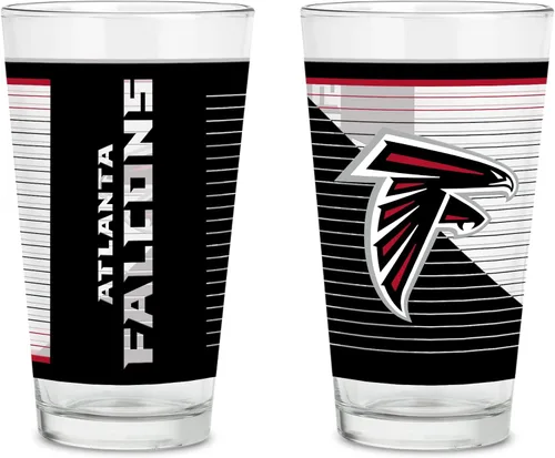 Miniatura 15 de Rico Industries NFL Football Main - Juego de 2 vasos clásicos de 16 onzas con logotipo impreso digitalmente, apto para lavavajillas NFL Football