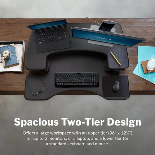Miniatura 5 de Varidesk – Escritorio de Pie Altura Regulable – Pro Plus 36, Negro