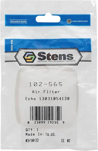 Miniatura 4 de Stens Filtro de aire 102-565 compatible con la mayoría de recortadoras, cortasetos y sopladores Echo 13031054130, A226001410, 130310-54130