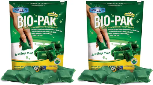 Miniatura 8 de Walex Bio-Pak Black Desodorizador y Digestor de Residuos para Tanque de Retención Drop-Ins - Fórmula Avanzada de Enzimas para la Descomposición
