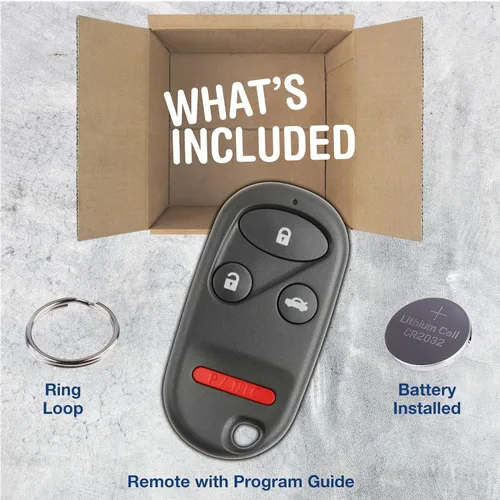Miniatura 3 de KeylessOption Llavero de repuesto con control remoto para entrada sin llave para E4EG8DJ