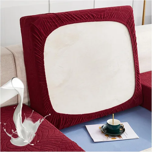 Miniatura 8 de Fundas de cojín para asiento de sofá, impermeables, de alta elasticidad, universal, elástica, fundas de cojín de repuesto para cojines individuales