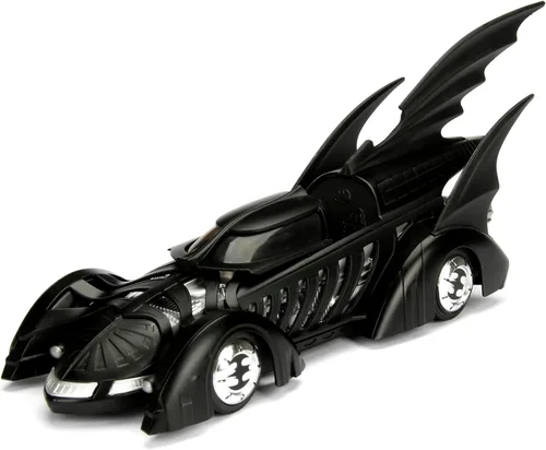 Miniatura 8 de Jada DC Comics Batimóvil de Batman Forever & Figura de Batman, vehículo de metal fundido 1:24 con figura