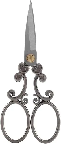 Tijeras de estilo vintage antiguas, mini tijeras de costura de acero inoxidable vintage, herramientas de bordado de corte clásico, accesorios de