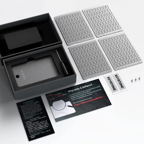 Miniatura 5 de KEYSTONE Almacenamiento de semillas criptográficas, cartera de metal con cápsula de acero criptográfico, respaldo de almacenamiento en frío