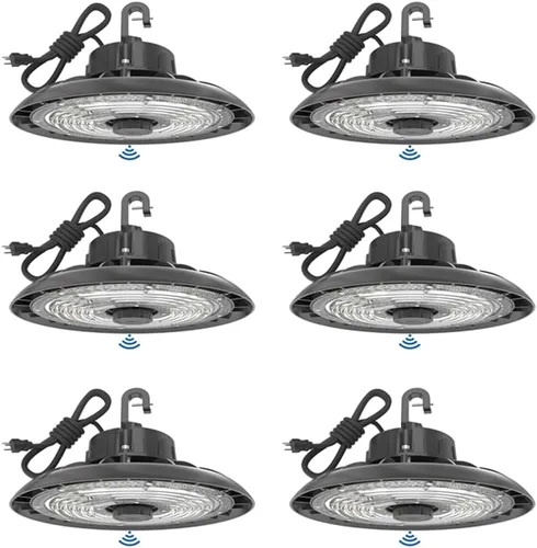 Miniatura 9 de HYPERLITE UFO LED Luz de Alta Bahía con Sensor de Movimiento 21000LM, 150W Luces LED Inteligentes de Alta Bahía con Control Remoto, Luz de Tienda