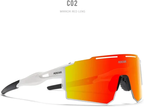 Miniatura 2 de Gafas de sol deportivas polarizadas UV400 para hombres y mujeres, gafas de ciclismo resistentes al viento para conducción, carrera, golf, lentes
