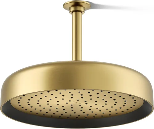 Miniatura 20 de KOHLER 26291-G-BL Statement™ Cabezal de lluvia redondo de 12" de una sola función, 1.75 gpm, negro mate