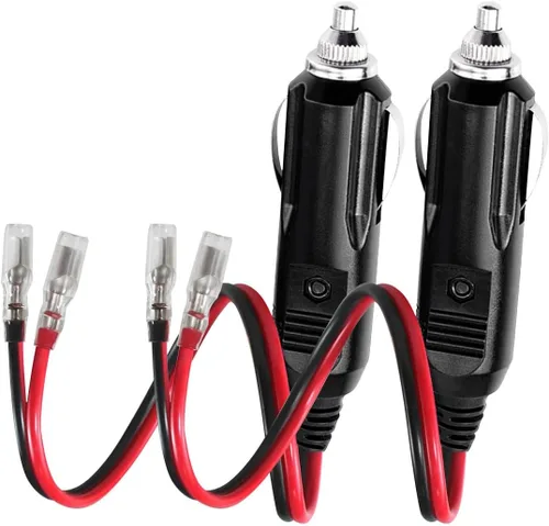 Miniatura 7 de Enchufe Macho de Encendedor de Cigarrillos de Repuesto de 12V con Cables y Luz LED - Conector de Toma de Encendedor de Cigarrillos Macho