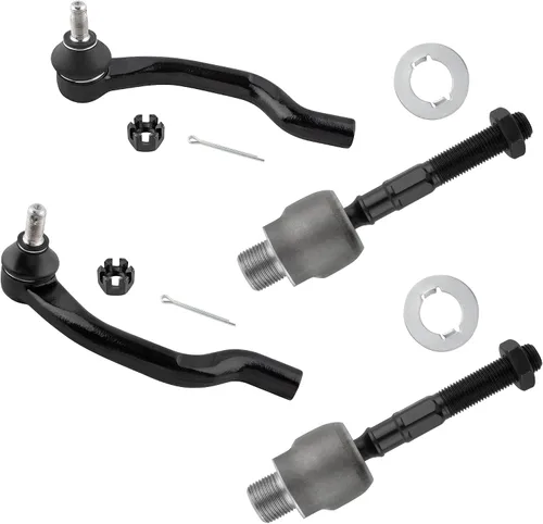 4 barras de acoplamiento delanteras exteriores e interiores para conductor izquierdo y pasajero derecho apto para Honda Accord 2008-2012 Sedan 4