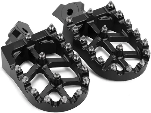 Miniatura 2 de AnXin Estriberas Estriberas Reposapiés Pedales Apoyos CNC para Z50R 80-99 XR50R 00-03 XR70R 97-03 XR80R XR100R 85-03 CRF80F CRF100F 04-13 Negro