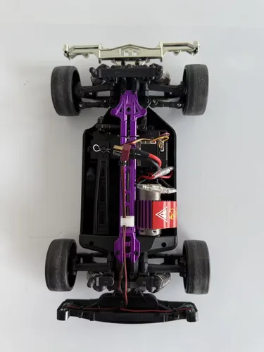 Miniatura 10 de Coche de deriva a control remoto 1:16, auto de deriva a control remoto, recargable de alta velocidad, juguetes 4WD 2.4GHz escala completa azul RC