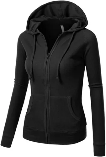 Miniatura 2 de Juniors Enorme Angel Wings Rhinestone Cremallera Térmica Sudadera Negro S-3XL