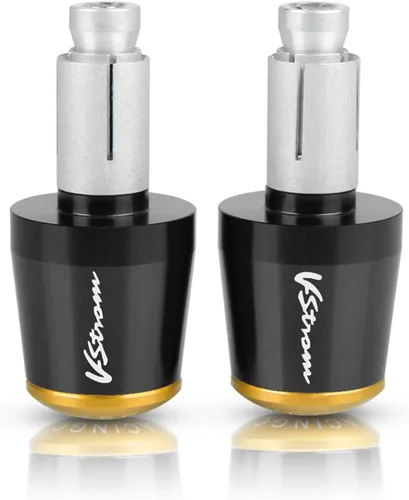 Miniatura 5 de Para Suzuki V-Strom 650/DL650 250/DL250 V-Strom 650 DL1000/V-STROM motocicleta 7/8 pulgadas 0.866 in manillar mano agarraderas tapa de extremo