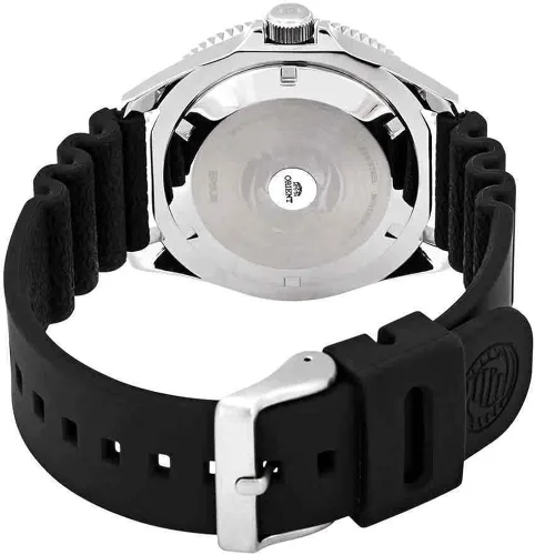 Miniatura 2 de Orient RA-AA0011B Reloj de buceo automático con banda de silicona Kano con bisel rojo y esfera negra, Rojo -, Reloj de buceo