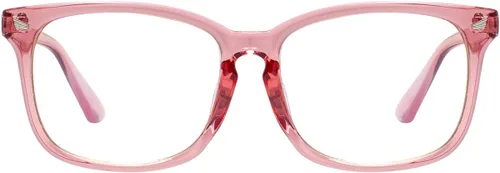 Miniatura 12 de MAXJULI - Lentes de bloqueo de luz azul, para lectura en computadora/juegos/TV/teléfonos para mujeres y hombres (marrón)