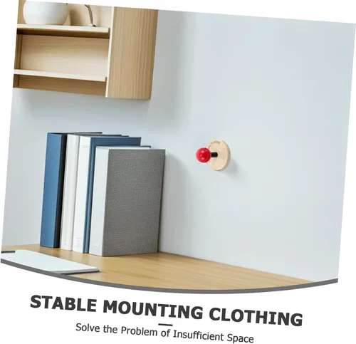 Miniatura 3 de Zerodeko 4pcs Adhesive Coat Hooks Self Adhesive Wall Hooks Heavy Duty for Towel Hat Coat and Bag Modern Design Easy Installation No Drilling