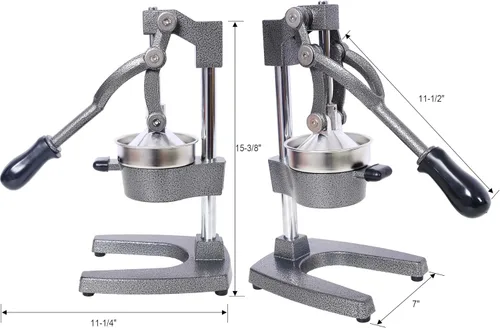Miniatura 3 de Exprimidor de cítricos de hierro fundido: exprimidor manual de naranja de grado comercial, exprimidor de prensa manual resistente para naranja limón