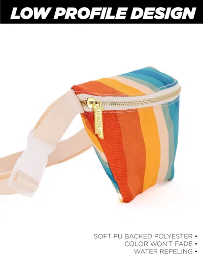 Miniatura 6 de FYDELITY Riñonera ecológica reciclada y sostenible para mujeres, linda bolsa de festival, pequeñas riñoneras para mujeres, riñonera rave
