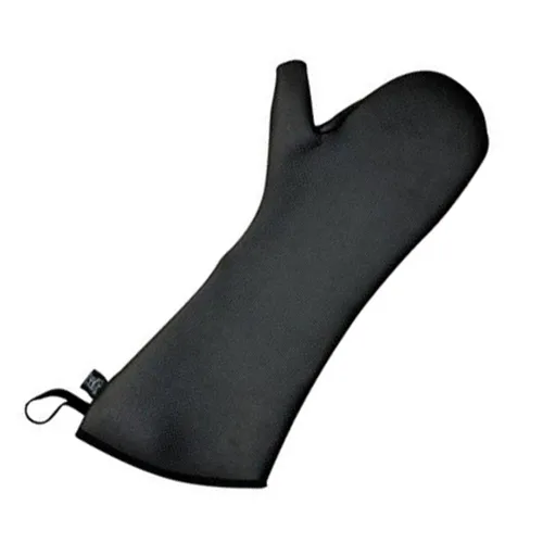 San Jamar ucmx13bk Textured neopreno ultigrips convencionales Protección de la temperatura manopla para horno con webguard, 13" de longitud, color