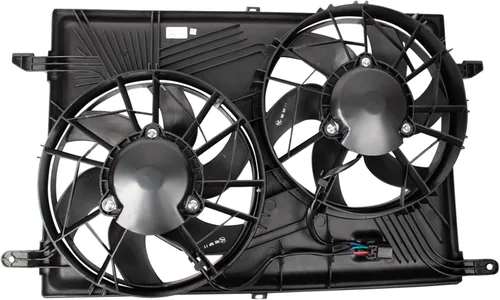 Miniatura 67 de TRQ Conjunto de ventilador de refrigeración dual del radiador compatible con Toyota Highlander 2008-2013 TO3115155