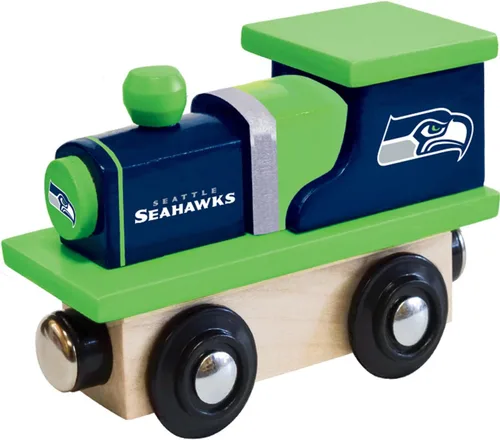 Miniatura 8 de MasterPieces NFL San Francisco 49ers - Tren de juguete de madera real, para mayores de 3 años, color negro