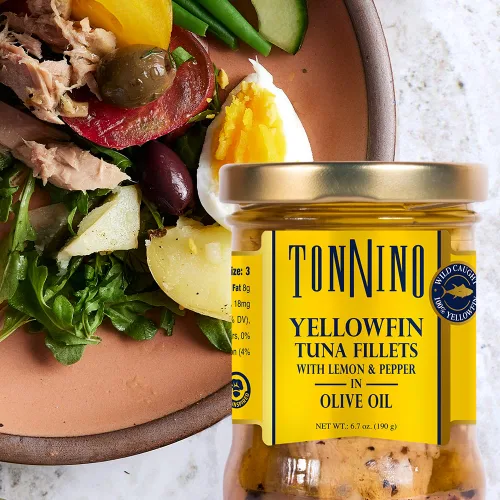 Miniatura 3 de Tonnino Filetes de atún - Limón y pimienta, aceite de oliva - 6.7 onzas (paquete de 6)
