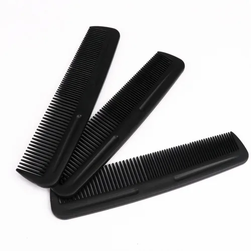 Miniatura 5 de Cubaco Peine de pelo de 5 pulgadas, tamaño de bolsillo, mini peines a granel perfectos para viajar, paquete de 20 peines negros para unisex, peine