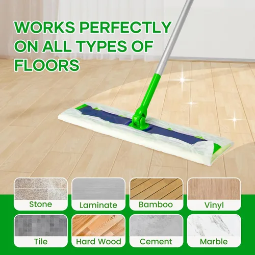 Miniatura 4 de Paquete de 60 paños de barrido en seco para Swiffer Sweeper XL de repuesto, almohadillas desechables que absorben el polvo, no lavables y sin