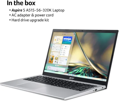 Miniatura 9 de Acer Aspire 5 A515-56-32DK - Laptop delgada con procesador Intel Core i3-1115G4 de 11.ª generación, pantalla IPS Full HD de 15,6 pulgadas, memoria