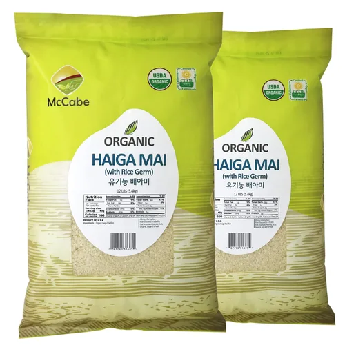 Miniatura 14 de McCabe Mezcla orgánica de 8 granos mixtos – Mezcla de arroz de granos integrales orgánicos 12 libras Rico en fibra y minerales Certificado USDA