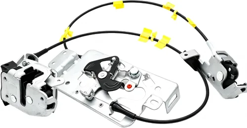 HiSport Pestillo y cable de bloqueo de puerta trasera 8L3Z-18264A01-B Lado izquierdo del conductor - Ensamblaje de pestillos de bloqueo superior e