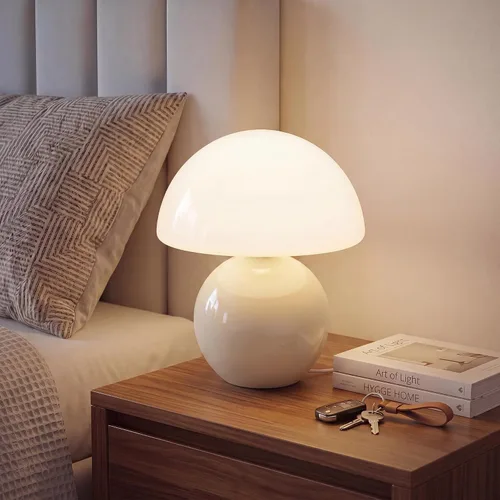 Miniatura 20 de Dawnwake Lámpara de Mesa con Forma de Hongo para Dormitorio, Lámparas Pequeñas de Escritorio para Mesita de Noche para Mesas de Noche de Sala
