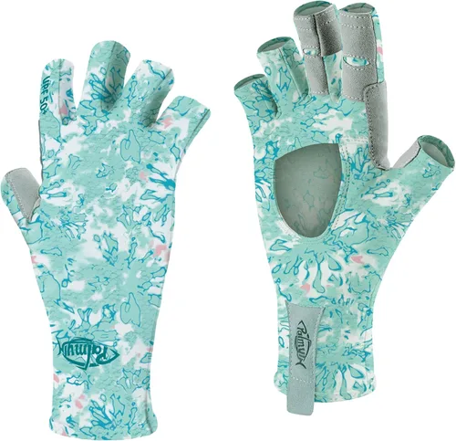 Miniatura 27 de Palmyth Guantes de pesca sin dedos con protección UV, UPF50+, guantes de sol para hombres y mujeres para kayak, senderismo, remo, conducción