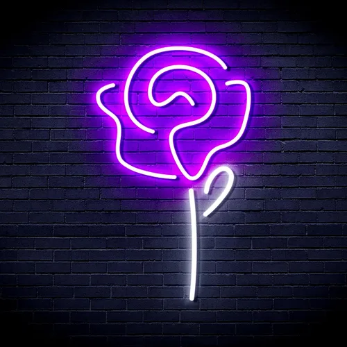 Miniatura 31 de ADVPRO Rose Flower Women Room Decor Flex Silicona LED Neon Sign Verde y Rosa st16s32-fnu0034-gk Verde & Rosa
