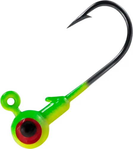 Miniatura 11 de Dr.Fish Paquete de 20 Cabezas de Jig de Pesca, Jig de Crappie Cabeza de Bola Redonda Anzuelos de Pesca de Agua Dulce Lubina Trucha Panfish Walleye