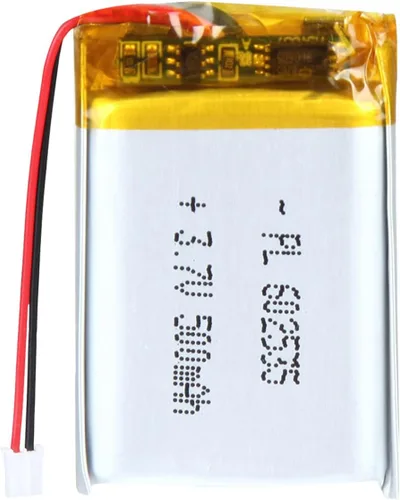 Miniatura 11 de 652030 Batería Lipo de 3.7V 350mAh 652030 Cargable Paquete de Batería de Polímero de Litio con Conector JST PH2.0mm para Dispositivo Electrónico