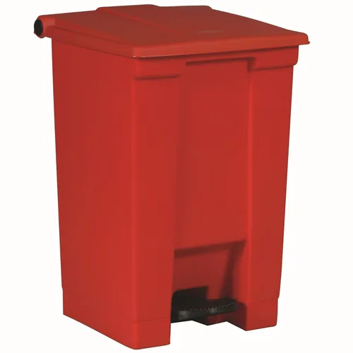 Miniatura 9 de Rubbermaid Commercial Products Bote de basura con pedal de 12 galones con tapa Basurero de manos libres sanitario de uso para residuos médicos